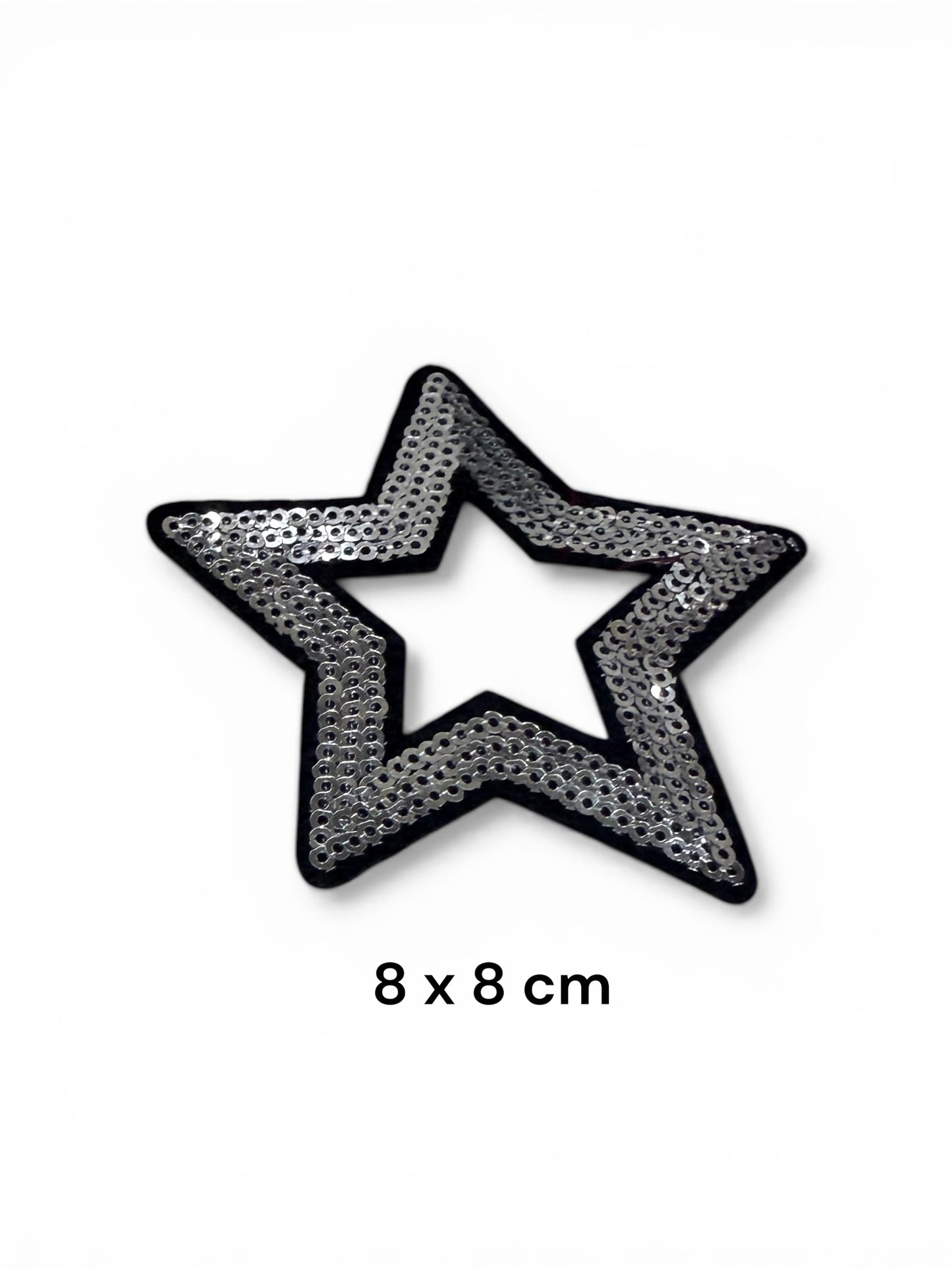Parche estrella lentejuelas