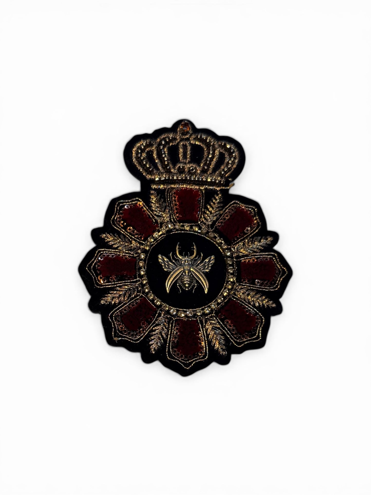 Parche escudo plata