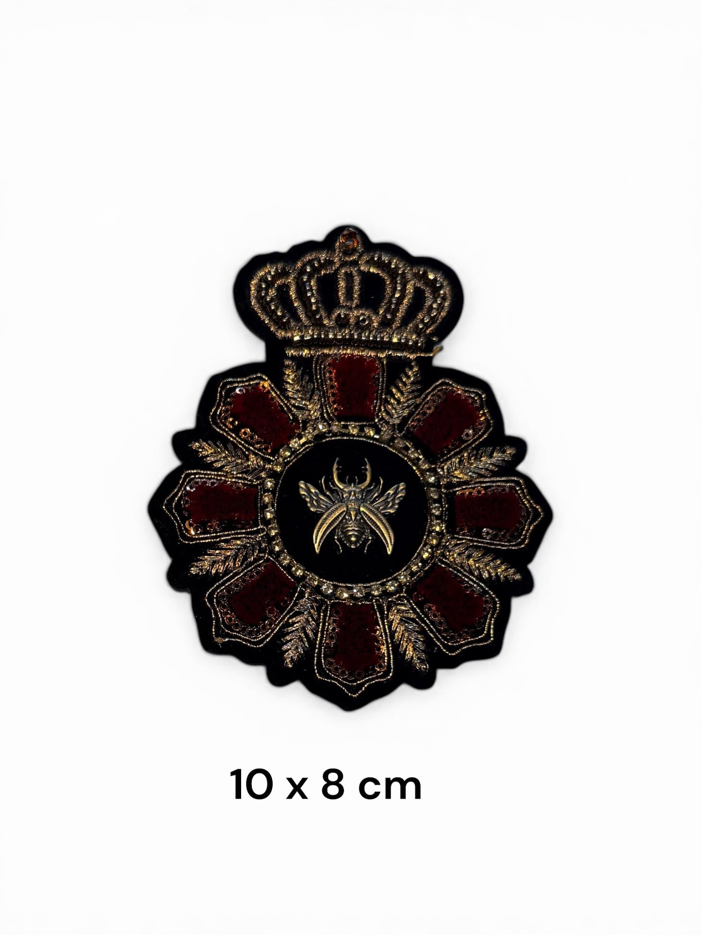 Parche escudo plata